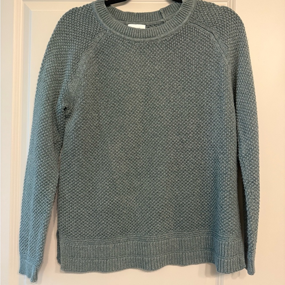 Old Navy Textured Knit Sweater in Soft Green